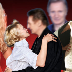 bu aski kimse beklemiyordu pamela anderson ve liam neeson cok mutlu EecPXCKK