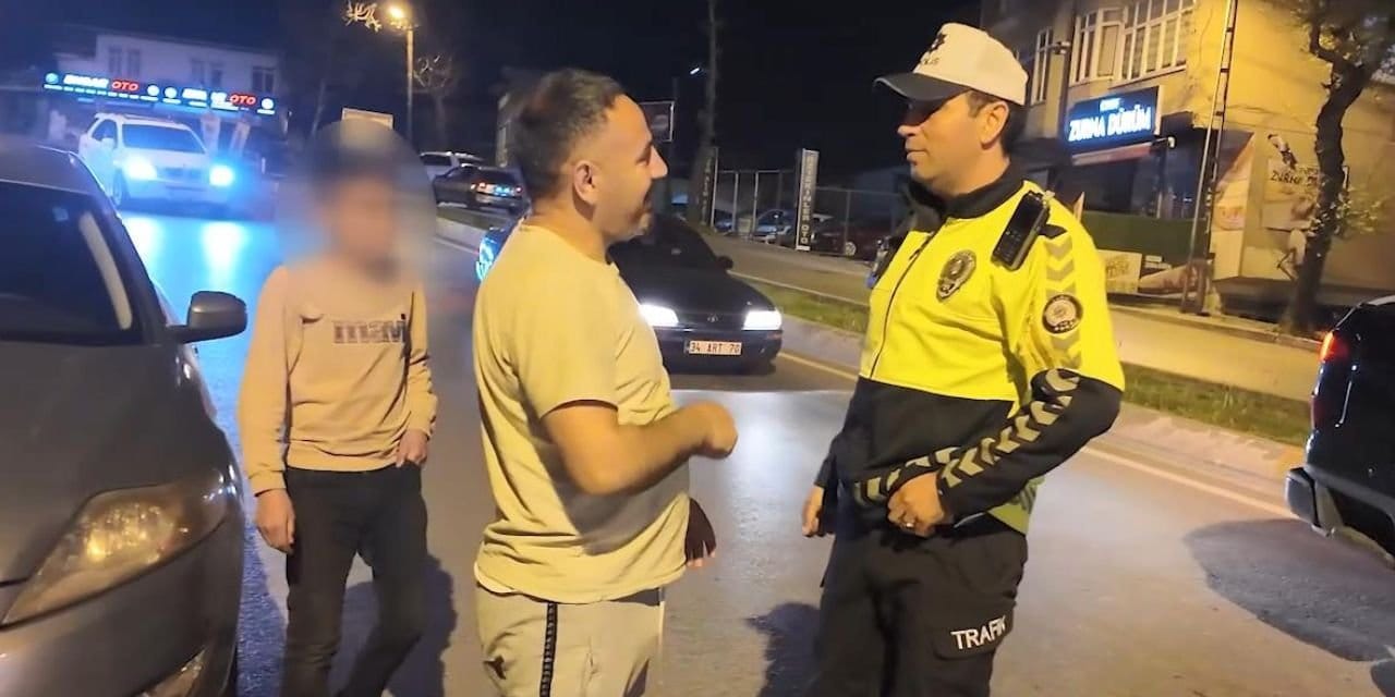 13 Yaşındaki Çocuk Direksiyon Başında Yakalandı: Baba ve Çocuğa Ceza