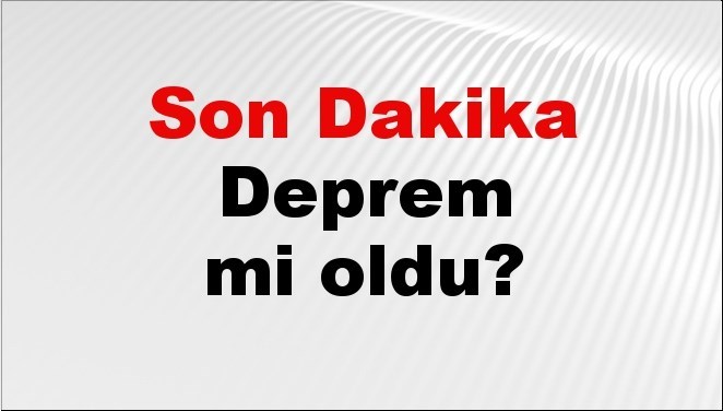 Son dakika Muğla’da deprem mi oldu? Az önce deprem Muğla’da nerede oldu? Muğla deprem Kandilli ve AFAD son depremler listesi 24 Haziran 2026