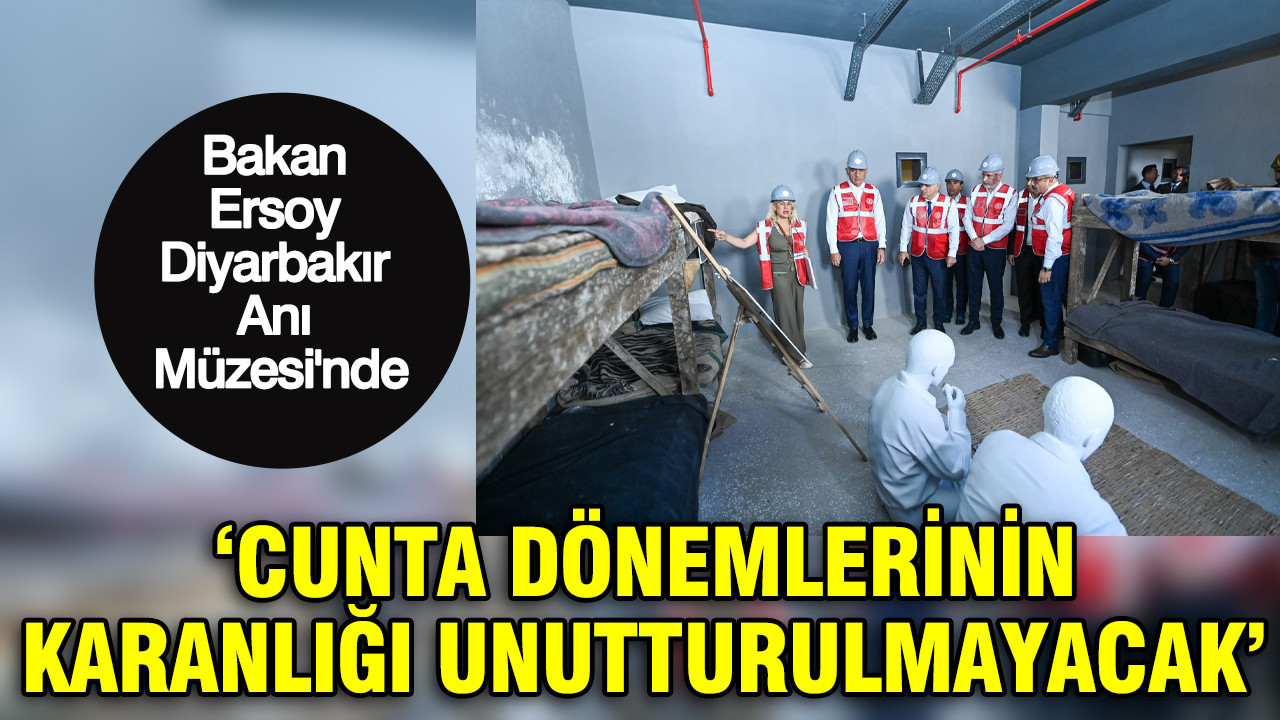 Bakan ersoy diyarbakir ani muzesi ve kultur merkezinde cunta donemlerinin karanligi unutturulmayacak JdKe1A4Z